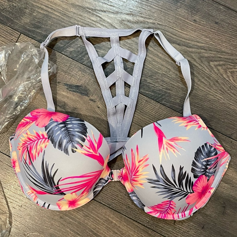 VS Pink Tropical Bra 36D